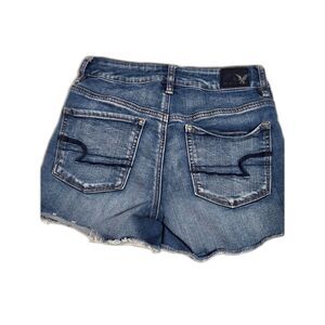 American Eagle Super Stretch Shorts | Women's Size 2 | Blue Denim Cutoffs